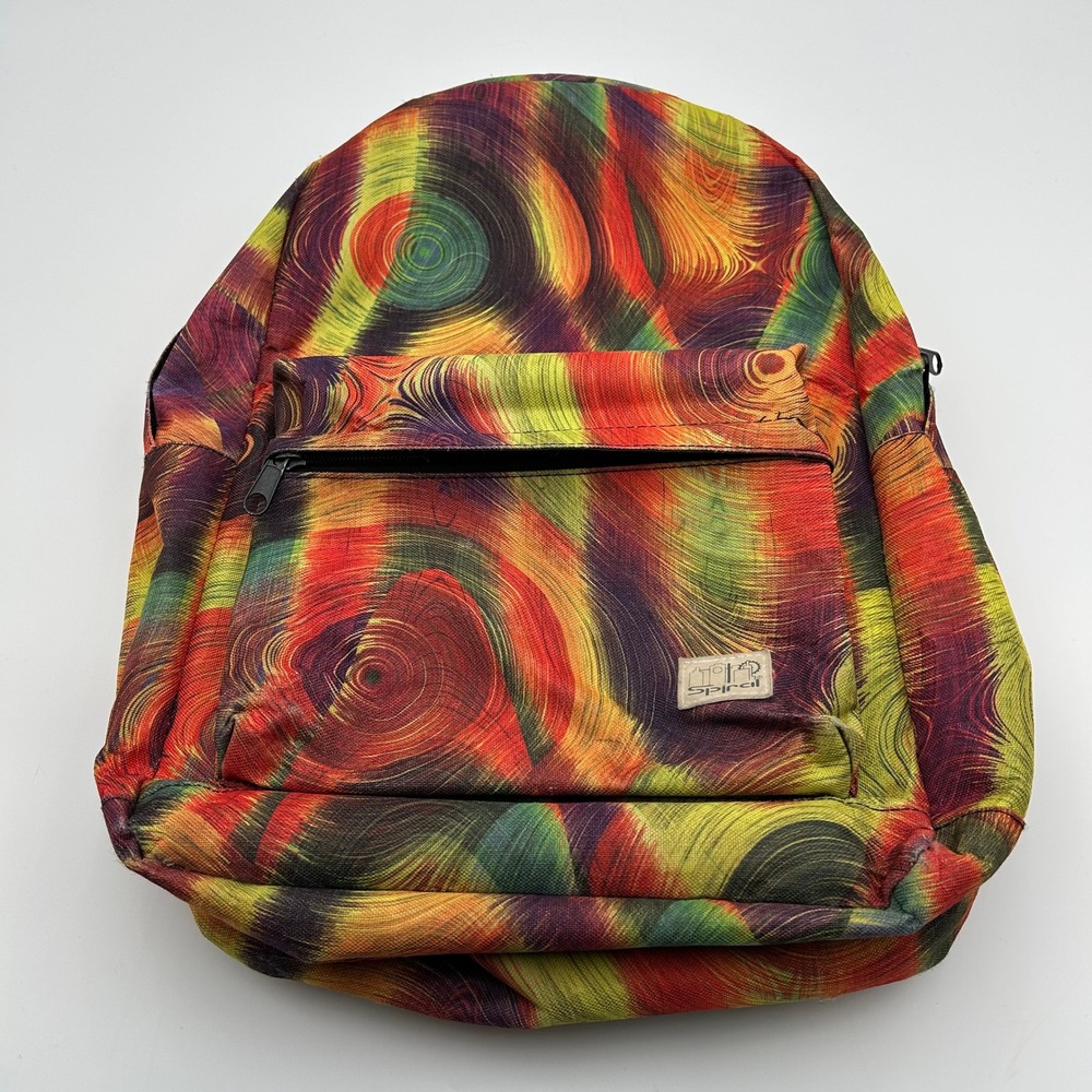 GUC Spiral Carnival Backpack Rainbow Colorful Maximalism Retro Y2K Groovy